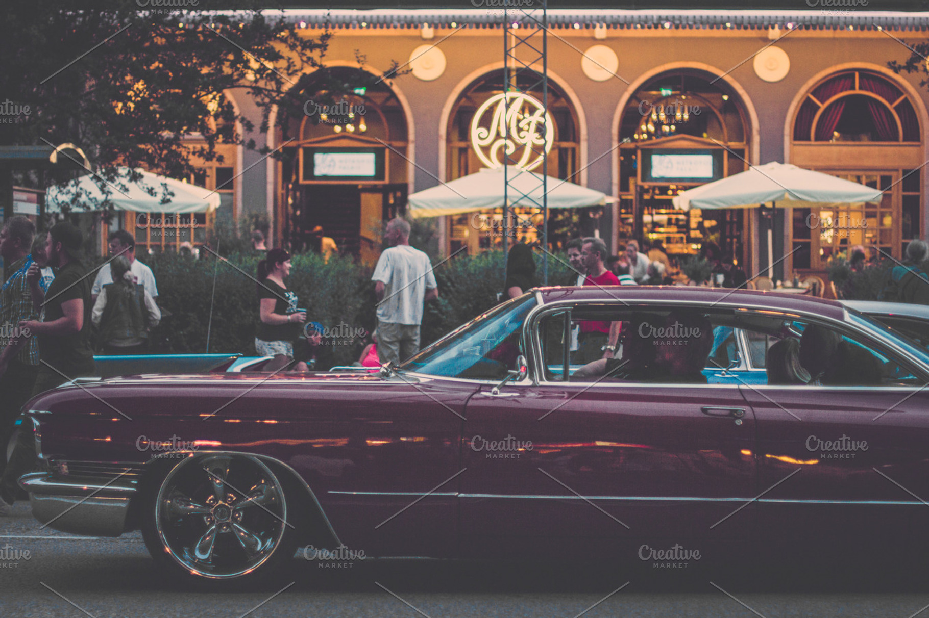 Classic Purple Car
