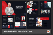 Rogive -  Red Business PowerPoint, a Presentation Template by Premast (Thumbnail 1 of 4)