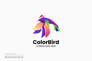 Color Bird Gradient Colorful Logo, a Branding & Logo Template by Zeer Graphic