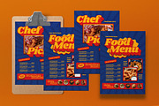 Blue 70s Style Food Menu, a Flyer Template by graphicook (Thumbnail 4 of 4)