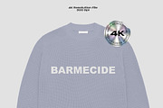 Knitted crewneck mockup, an Apparel Mockup by Barmecide Mockup Studio (Thumbnail 2 of 3)