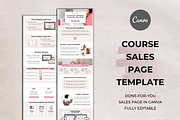 Course Sales Page Canva Template, a Landing Page Template by Julia On Purpose (Thumbnail 8 of 8)