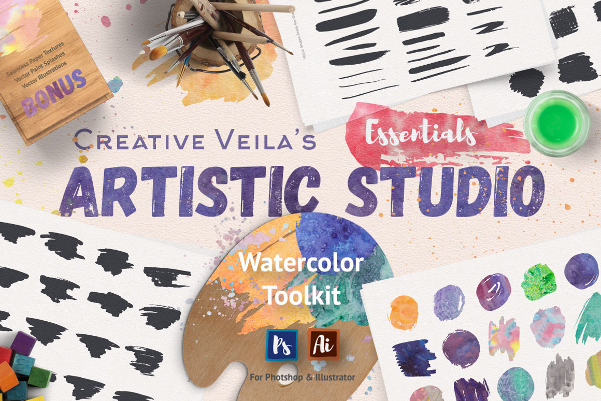 Artistic Studio: Watercolor Toolkit