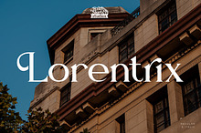 Lorentrix - Serif Typeface Font