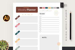 Modern Weekly Planner