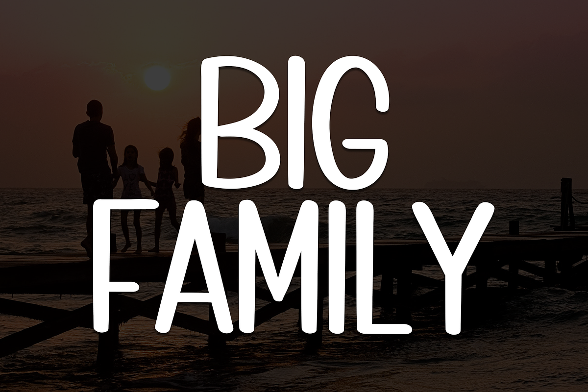 Morning Family, a Sans Serif Font by InermediaSTUDIO (Photo 2 of 7)