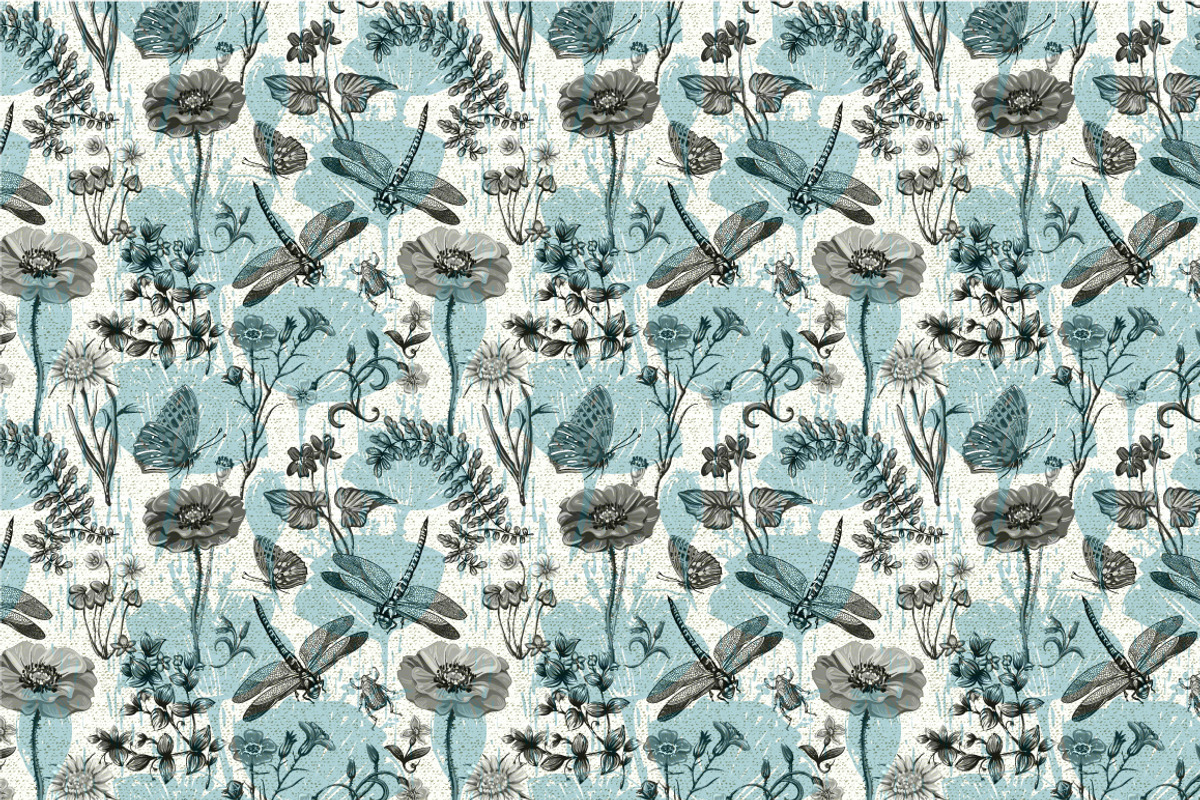 6 Seamless patterns in vintage style, a Pattern Graphic by Sunny_Lion (Photo 5 of 7)