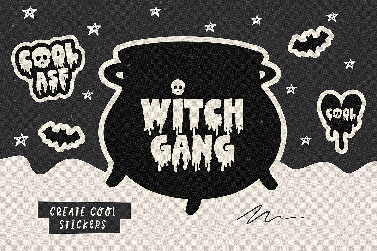 HORRORLAND - BLOODY HORROR FONT, a Handwritten Font by Maria Feliz Fonts (Photo 10 of 10)