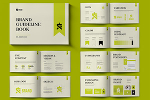 Minimal And Classic Brand Guideline, a Brochure Template by ContestDesign