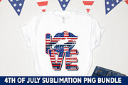 4th of July Sublimation PNG Bundle, an Illustration by Fokira (Thumbnail 10 of 16)