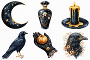 Luxury Black and Gold Halloween PNG, an Illustration by Craft Nest (Thumbnail 3 of 6)