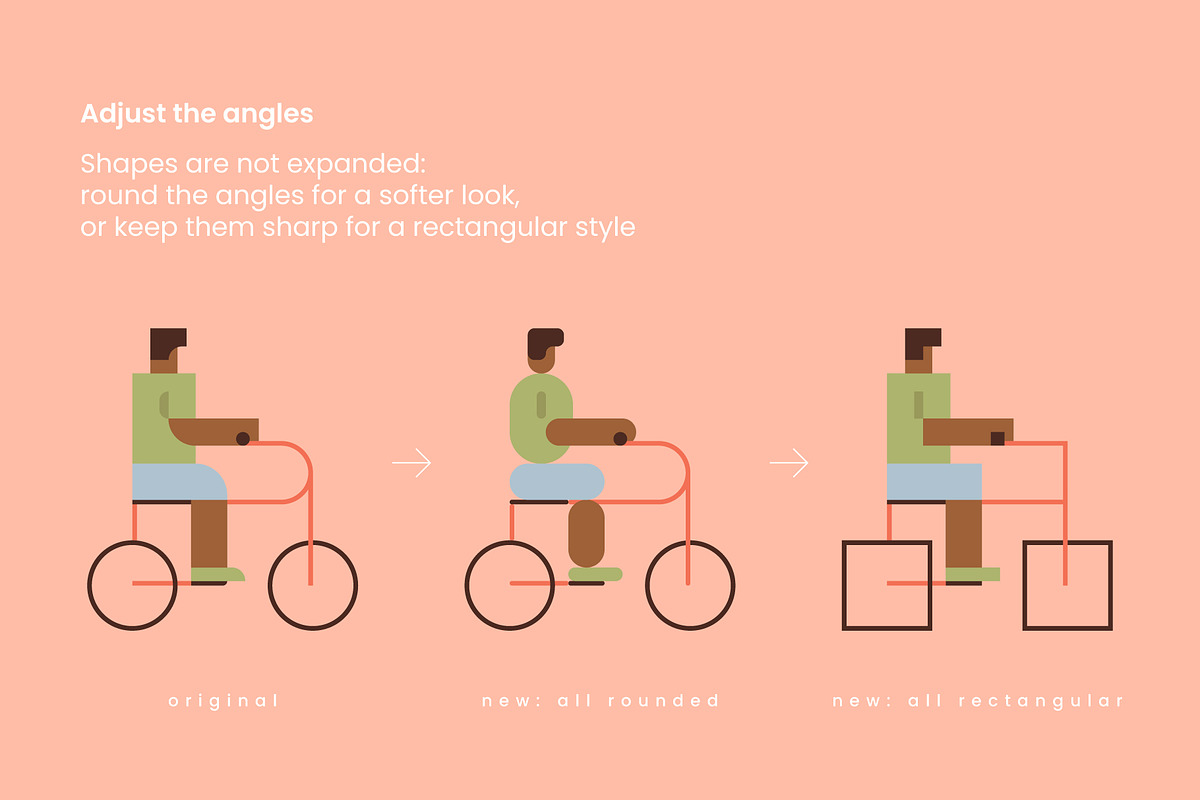 Geometric Life - Park Activities, a Person Illustration by Léo Alexandre (Photo 4 of 17)