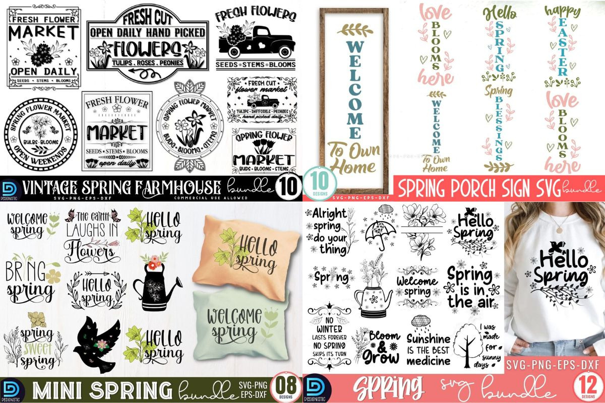 Mega Spring SVG Bundle, an Object Graphic by Design's Dark (Photo 6 of 6)