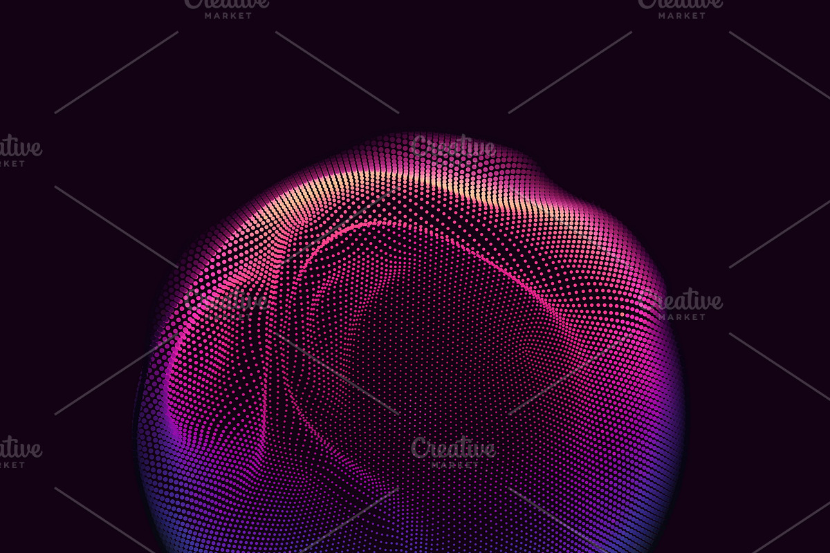 16 Abstract Glitched Spheres, an Object Graphic by GarryKillian (Photo 3 of 17)