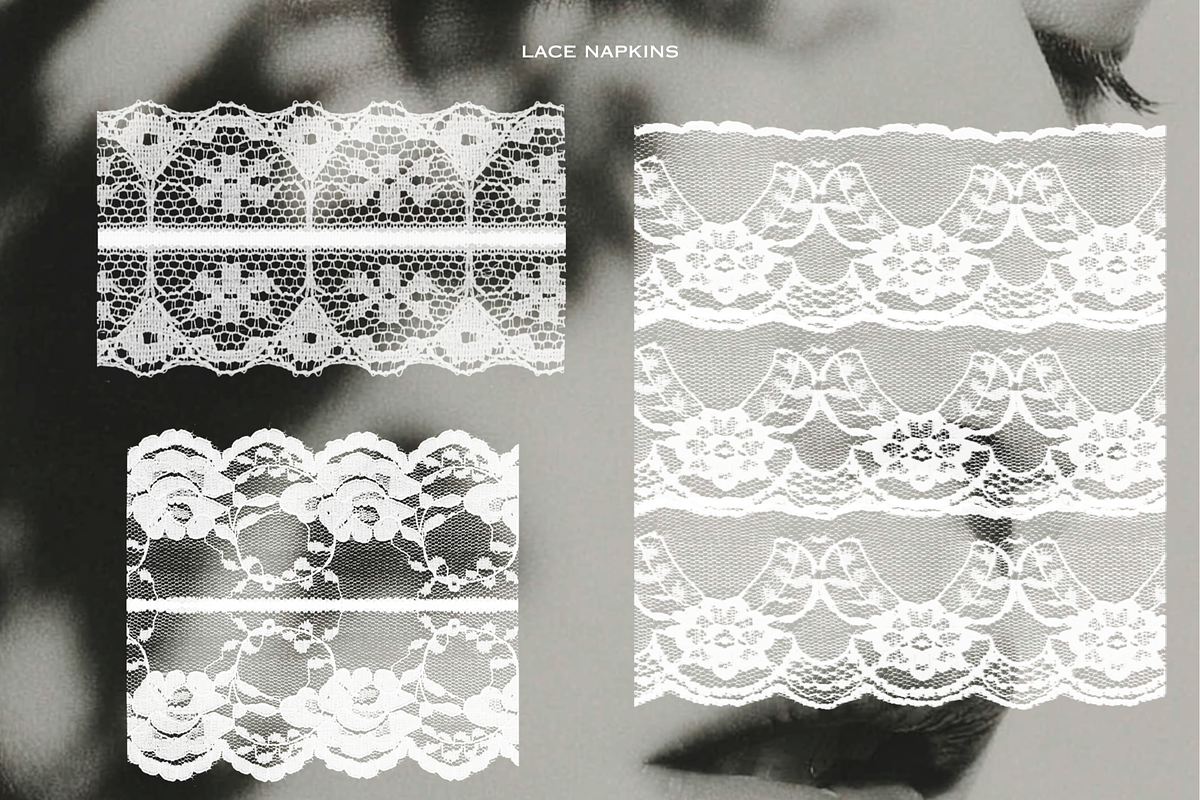 Vintage Lace Doilies & Borders, an Object Graphic by Kristina&Co (Photo 5 of 10)