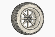 OFF ROAD WHEEL AND TIRE 7, a Cars & Vehicle 3D Model by NNAVAS 3D (Thumbnail 7 of 9)