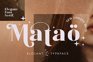 Mataö - Elegance Font Serif