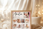 Printable Baby's First Year Poster, a Poster Template by LucaTheme (Thumbnail 2 of 5)