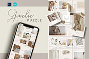 PUZZLE Bundle Instagram CANVA PS, a Social Media Template by Eviory (Thumbnail 45 of 50)