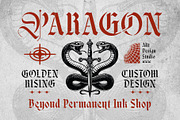 Black Nice Typeface, a Blackletter Font by alit design (Thumbnail 8 of 17)