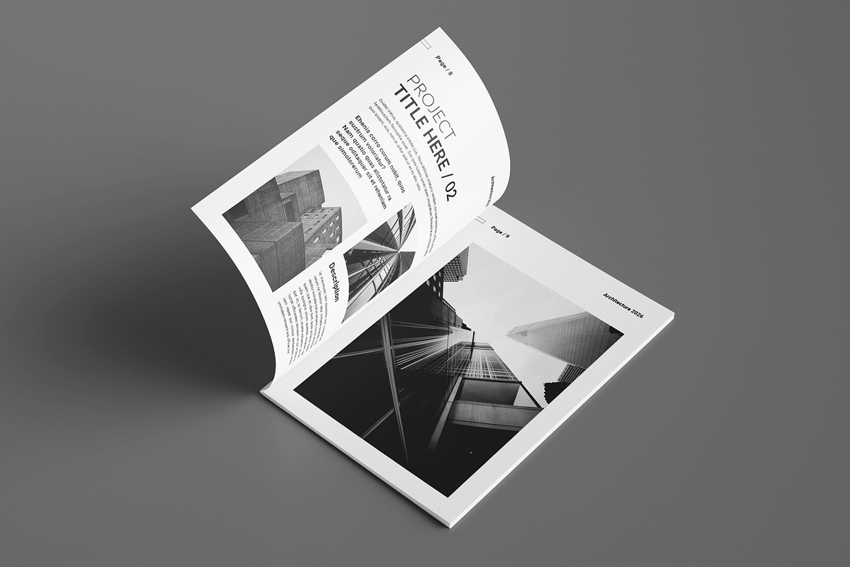 Architecture Brochure Template, a Brochure Template by Seeing-art (Photo 5 of 11)