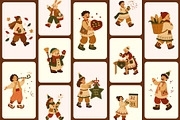 80 Holiday Flat Illustrations Bundle, a Seasonal Illustration by Prosymbols (Thumbnail 8 of 12)