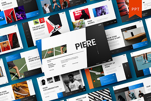 Piere – Business PowerPoint Template, a Presentation Template by Dens Creative Studio