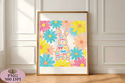 Boho Easter Bunny Png, an Illustration by Daily.Designs (Thumbnail 2 of 5)