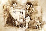 GAllerist (Drawing) Photoshop Action, an Action Add-On by GorynArt (Thumbnail 9 of 16)