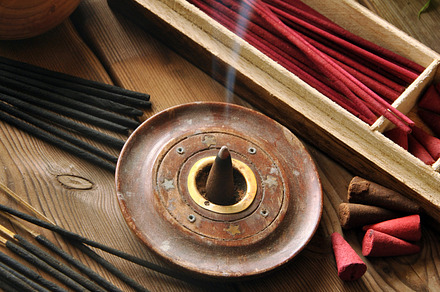 Various types of incense stock photo containing incense and background, a Health & Medical Photo by expressiovisual
