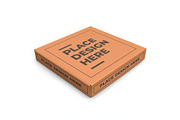Pizza Box Packaging Mockup Template, a Packaging Mockup by DesignRushMarket (Thumbnail 9 of 11)