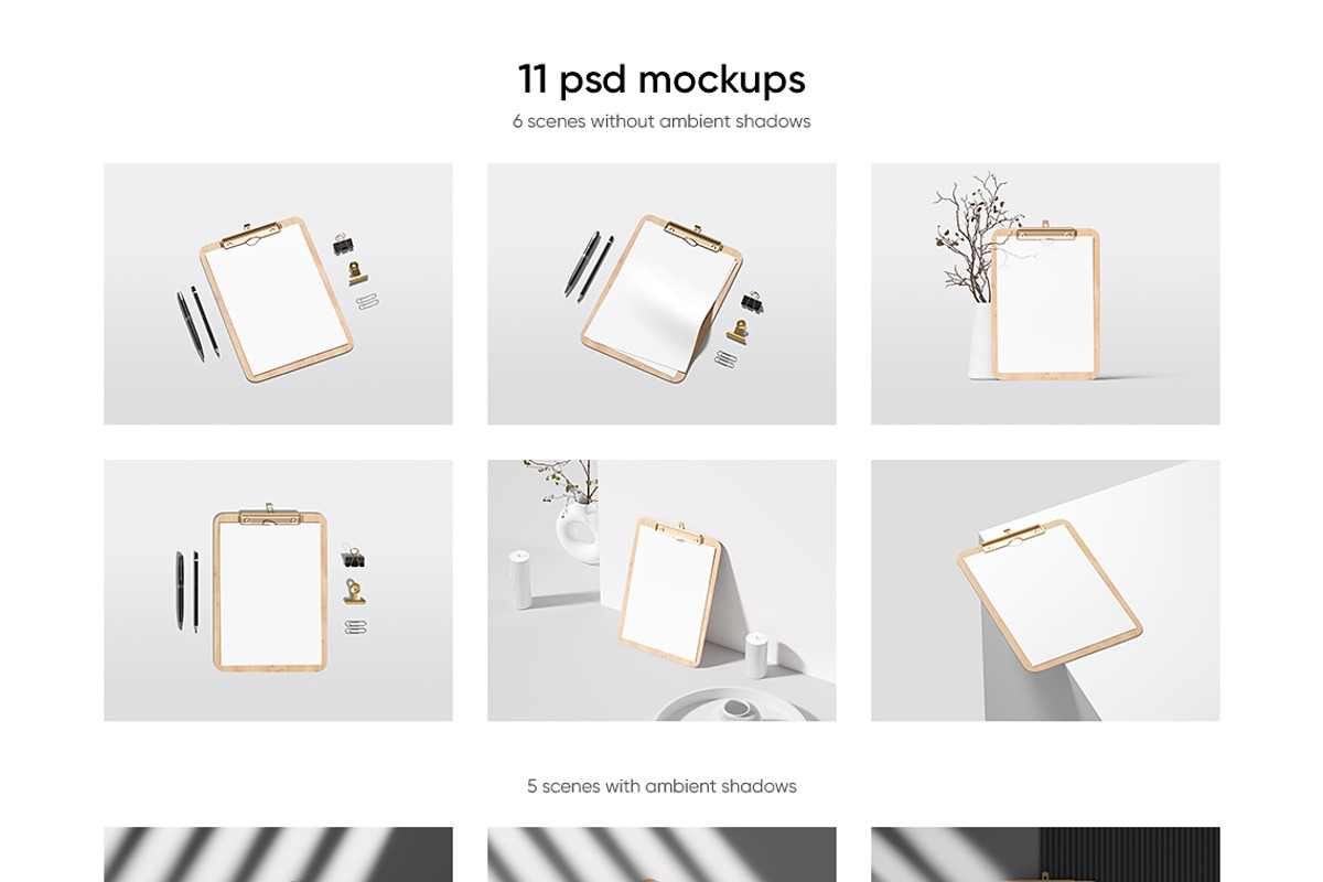 Clipboard With A4 Poster Mockup, a Books & Magazine Mockup by WebAndCat (Photo 2 of 12)