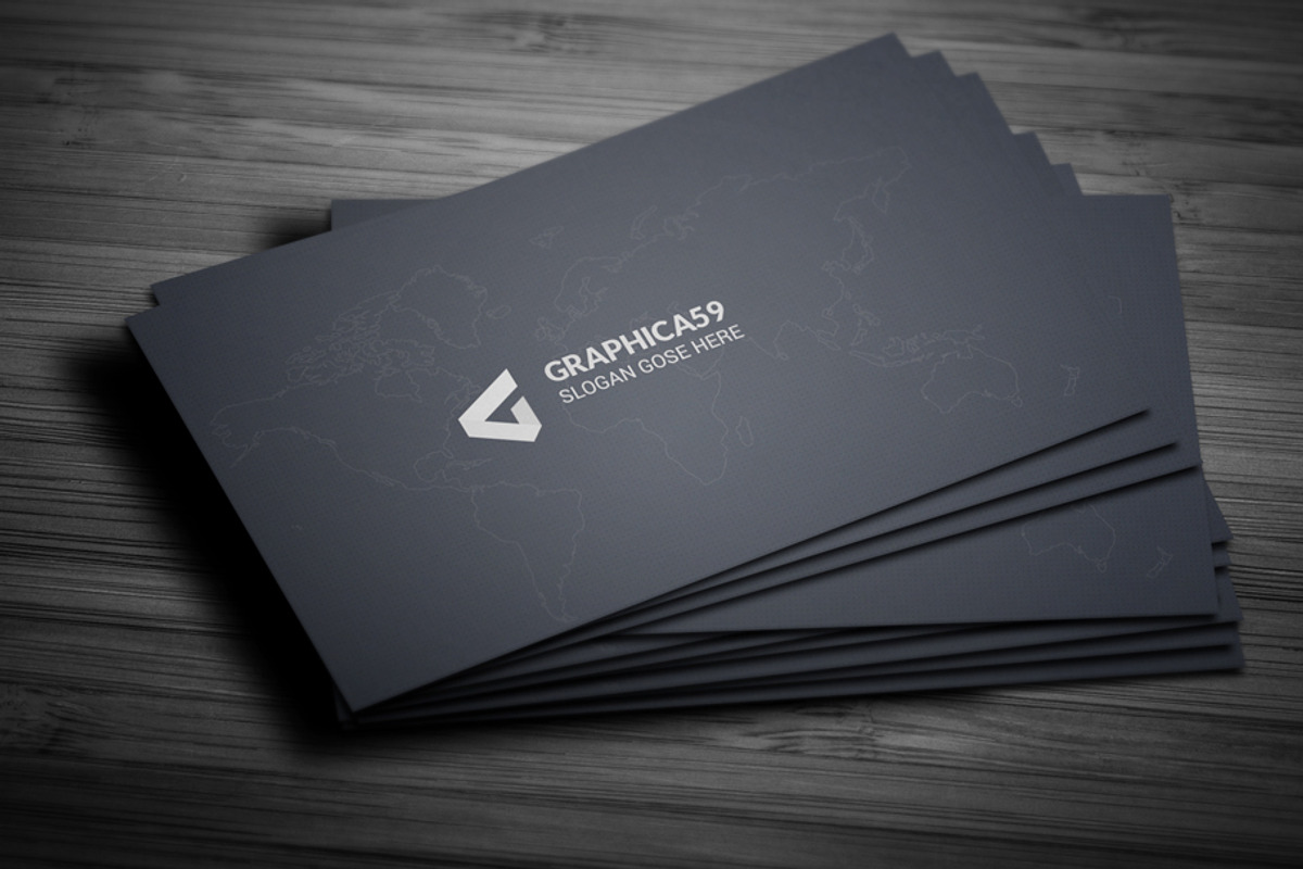 Simple Business Card Design vol-01, a Business Card Template by graphica59 (Photo 2 of 6)