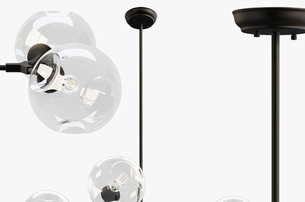 Joybird Atlas Chandelier, a Light 3D Model by 3dmitruk