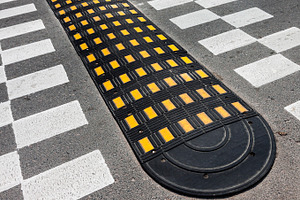 Road speed bump, a Transportation Photo by BOOCYS