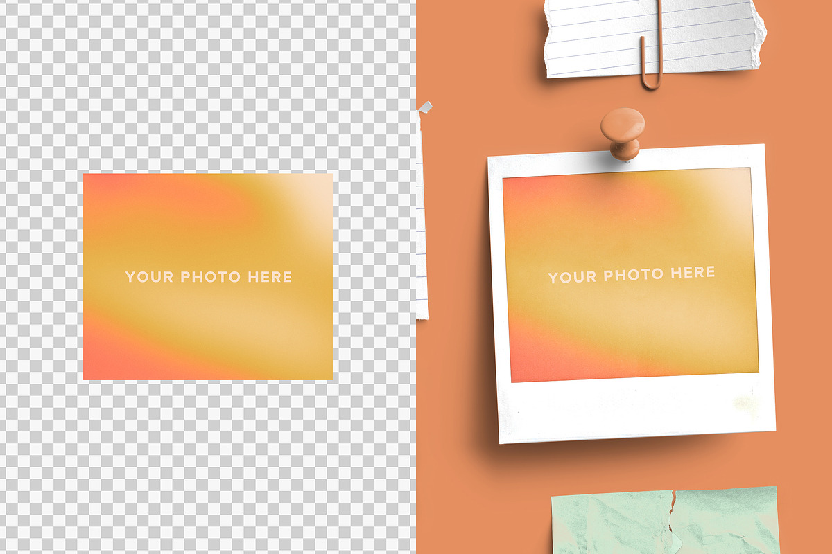 Saffron Card & Photo Notes Editable, an Advertising Mockup by Custom Scene (Photo 10 of 10)