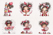 Birthday Girl Quirky Clipart, a Seasonal Illustration by CreationArt (Thumbnail 2 of 7)