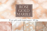 Rose gold marble, a Texture Graphic by Paper Farms (Thumbnail 1 of 2)