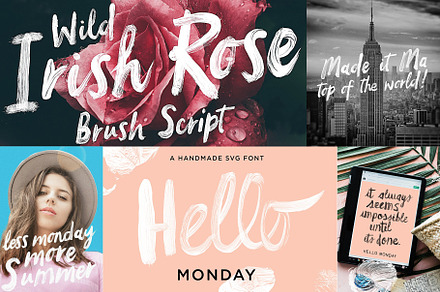 Script font bundle