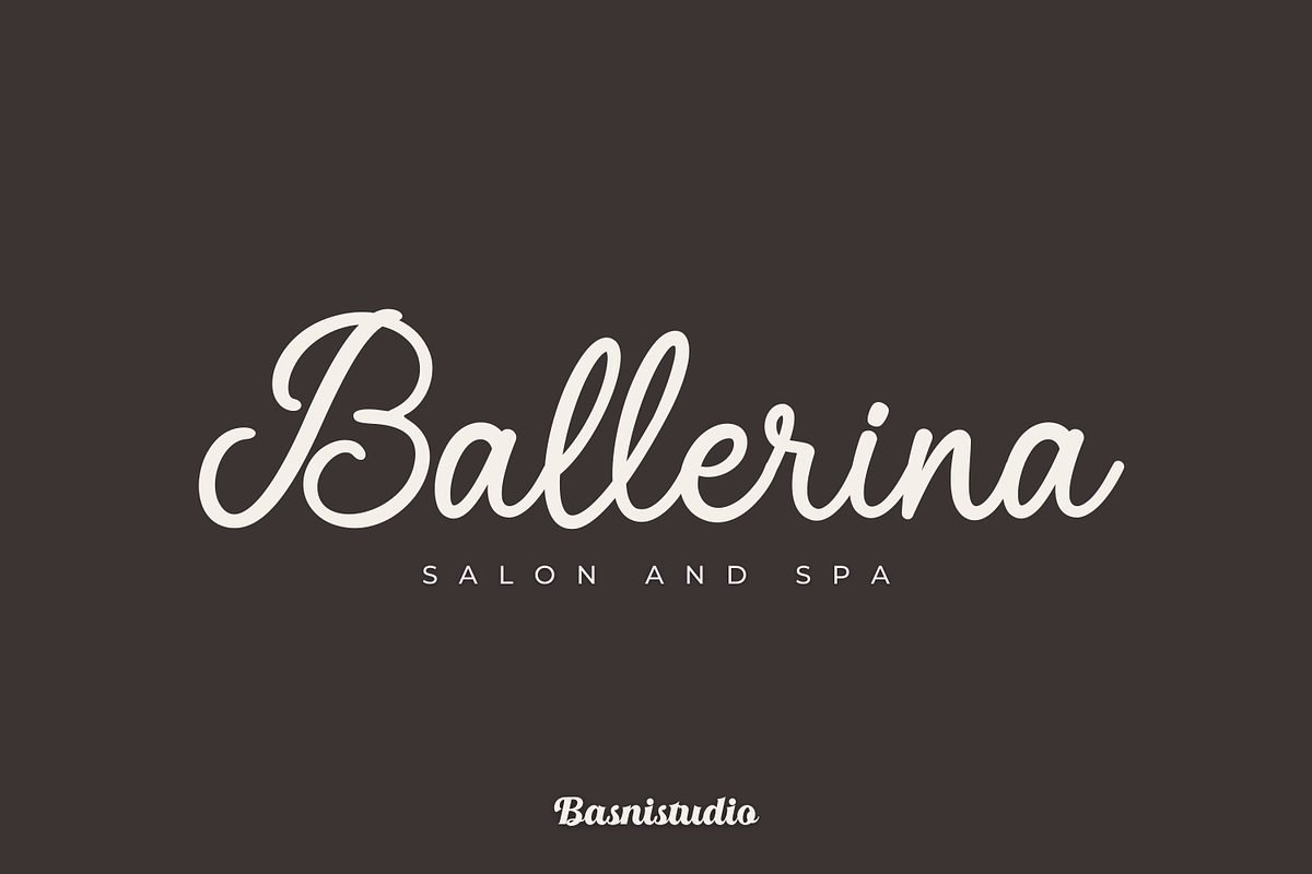 Cattalague a Script Font, a Script Font by Basnistudio (Photo 2 of 11)