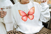 Summer Butterflies Garden Clipart, an Illustration by Sublimation Artist (Thumbnail 4 of 6)