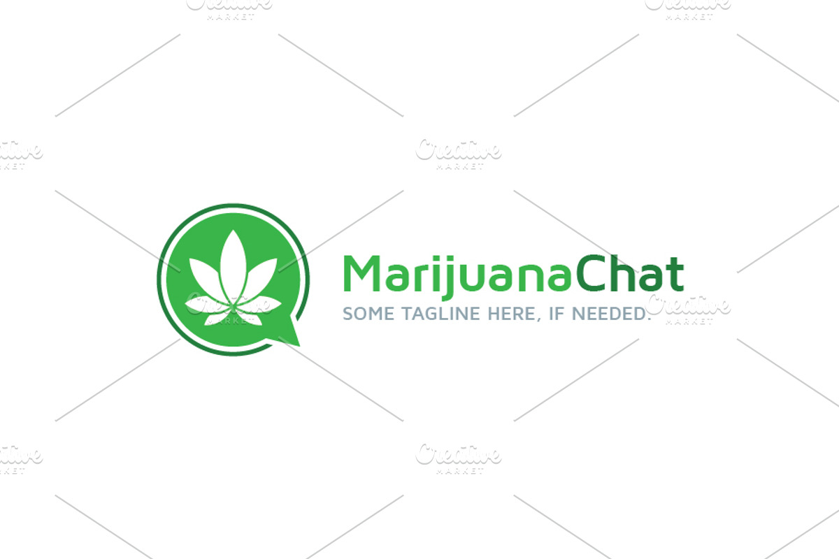 Marijuana / Cannabis / Weed Chat, a Branding & Logo Template by bvcreates (Photo 1 of 6)