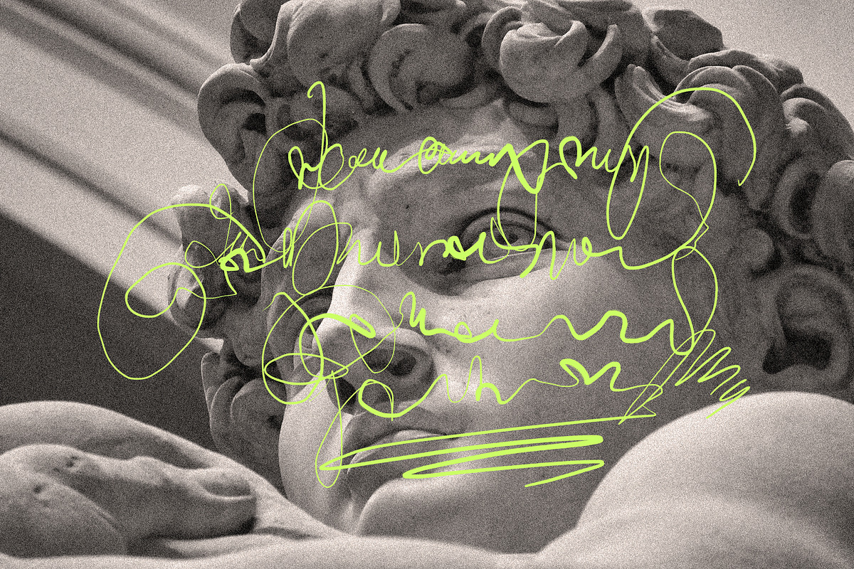 Y2K Scribble Grunge Pencil, Graffiti, an Object Graphic by Oksana Trygub (Photo 21 of 21)