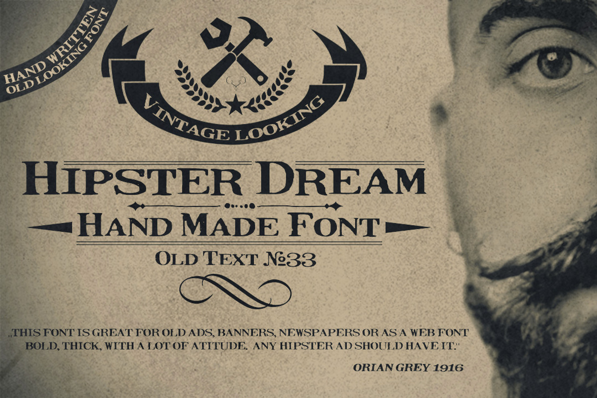 Handmade Font 'Hipster Dream' preview 2