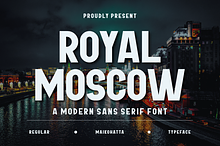 Royal Moscow-Modern Sans Serif Font