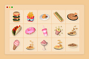 Chubby 3D Fast Food Icon Set, a Food Illustration by twinstd (Thumbnail 6 of 6)