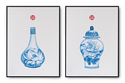 Chinese porcelain, a Pattern Graphic by Kate Demyanovska (Thumbnail 13 of 18)