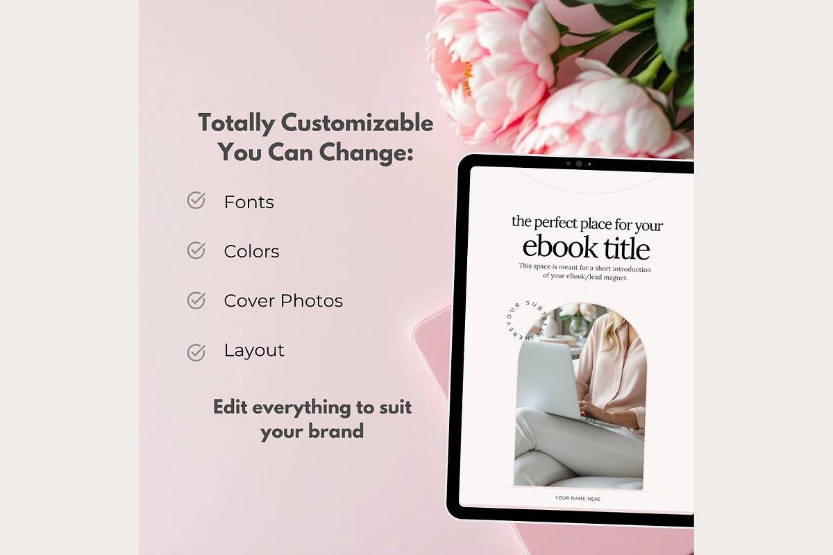 Canva Template Blush Lead Magnet, a Marketing Template by Hayley's Digital Hub (Photo 4 of 10)