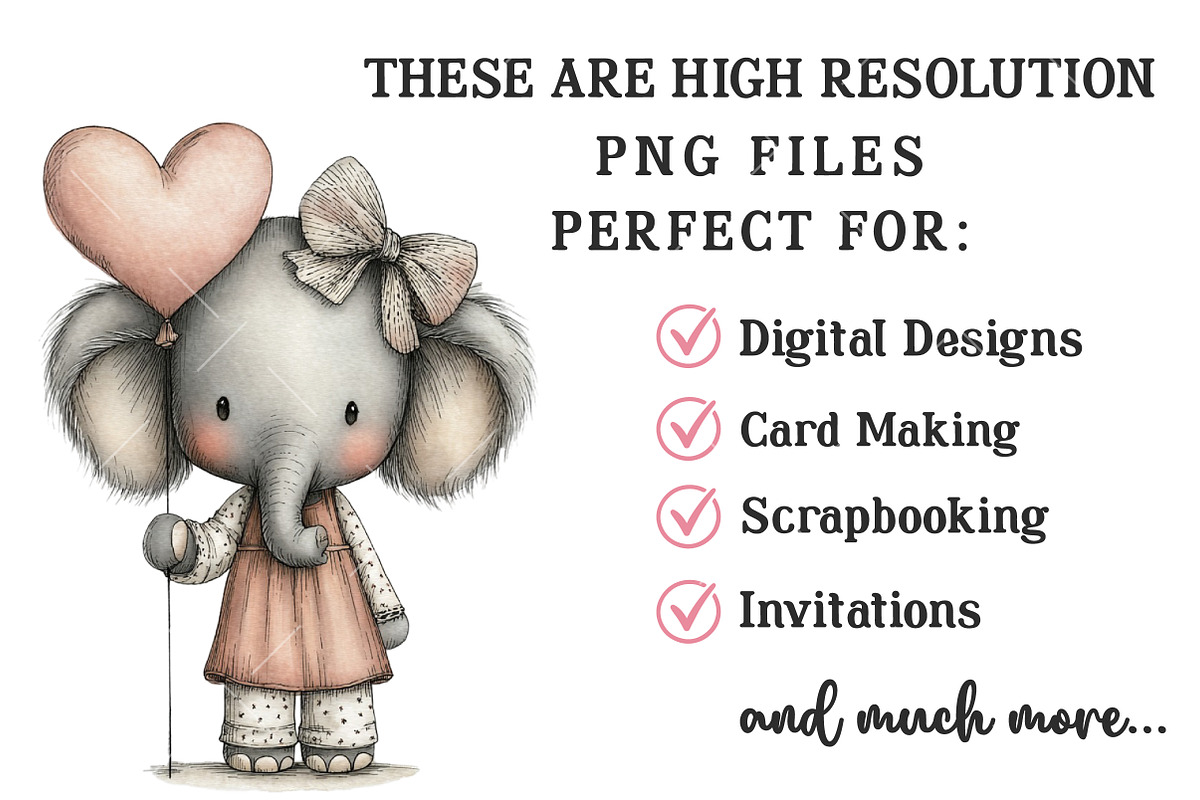 Whimsical Valentines Day Clipart, an Illustration by OK Design (Photo 5 of 6)