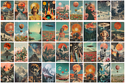 Retro Surreal Collage Posters, a Background Graphic by Amiraliya (Thumbnail 7 of 9)